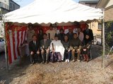 地鎮祭記念撮影