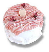 桜のシフォンケーキ
