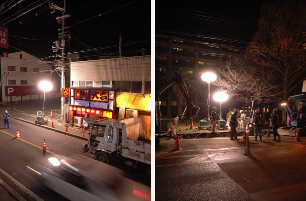 国道176号線 工事中