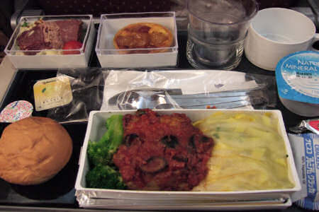 シンガポール航空A380機内食