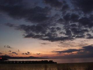 夕日