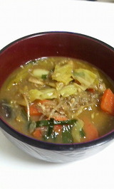 自家製風邪対策カレー