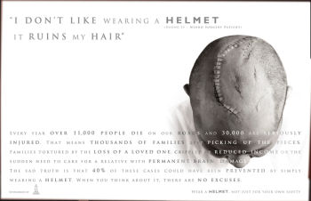 helmet or my hair
