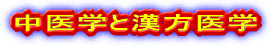 中医学と漢方医学(1989年月刊『和漢薬』誌1月号(通刊428号)巻頭論文)