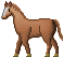 栗毛の馬