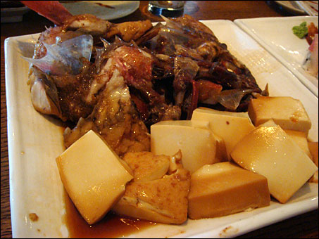 Cooked Fish and Tofu