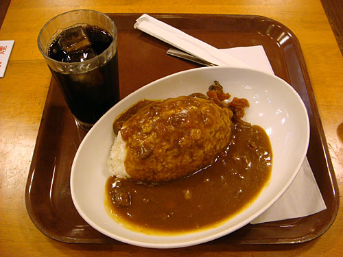 Curry with Iced Coffee
