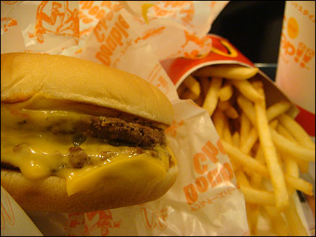 Double Cheese Burger Set