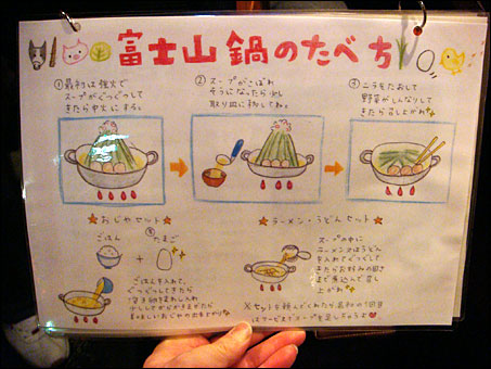 How to Eat Mt. Fuji Nabe