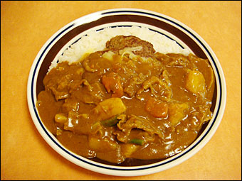 Shabu-Shabu Beef Curry with Hamburger, Vegetables, and Cheese