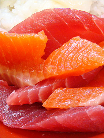 Tuna Salmon Bowl