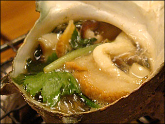 Turban Shell Cooked in the Shell
