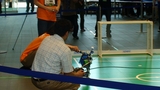 ダイナマイザーとKHR-1による世界初のロボットによる宣誓式