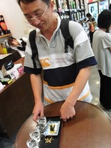 なぐさんと利き酒をたしなむ(無理やり誘う)