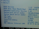 BIOS��CPU®�٤��ǧ���ξ�θ����ϥ����ڥ�ɶ��