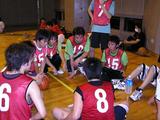 バスケットボール決勝戦・円陣:体育祭・文京スポーツセンター