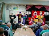 全員での舞踊披露