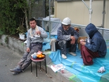 休憩中