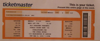 ticket