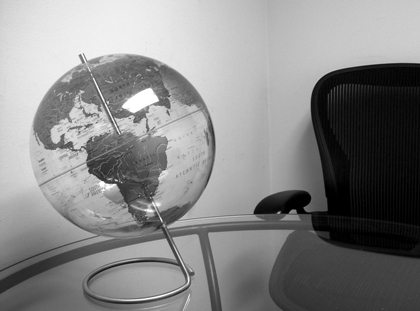 a globe