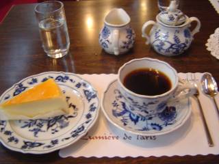 コーヒーの大学院ケーキセット
