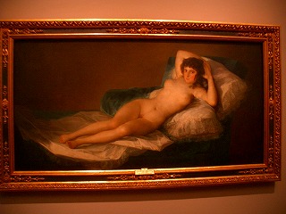 スペイン旅行 プラド美術館マドリード 旅行記 観光・写真 ゴヤ 裸のマハ