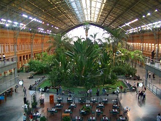 スペイン旅行 マドリード 旅行記 観光・写真 アトーチャ駅