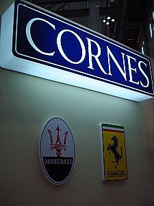 2003年モーターショー・フェラーリCORNES