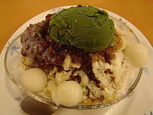 デニーズ・氷黒みつ宇治金時