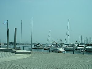 海でのんびり