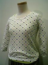 L/S DACRONQD COTTON PRINTED TEE