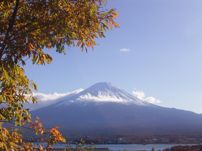 20091118河口紅葉富士