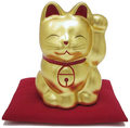 「あなたにも歓びを」金の招き猫