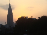 夕陽 信濃町駅