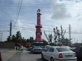 町のシンボルの灯台