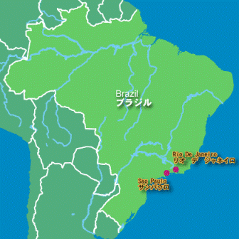 ブラジル地図