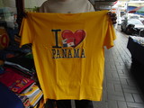I LOVE PANAMA Tシャツ 黄色