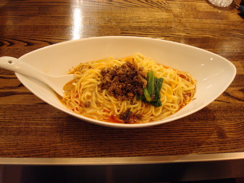 つゆ無し担々麺