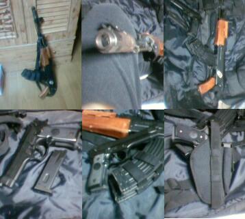 AK47S改とベレッタ