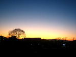 夕焼け_北西を望む