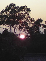 沈む夕日2