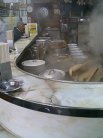 しかし湯気がすごいね。