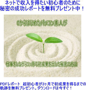 0からはじめたパソコン素人が3ヶ月で初成果を出した秘密の方法