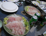striper sashimi