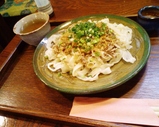 坦々きしめん(冷やし)