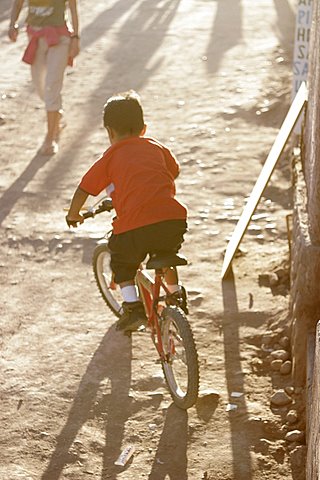回顧編005_自転車夕日