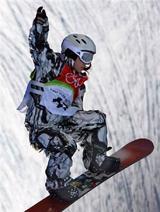 1月29日、アジア冬季大会ではスノーボード女子ハーフパイプで中島(写真)らが優勝(2007年 ロイター/Eric Gaillard)(ロイター)