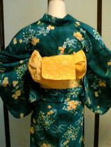 浴衣黄色帯