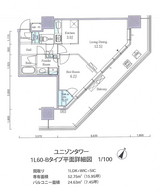 ユニゾンタワー 賃貸 外観 パークタワー東中野 1LDK