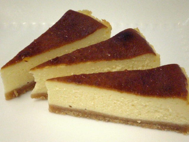 チーズケーキ 盛り付け